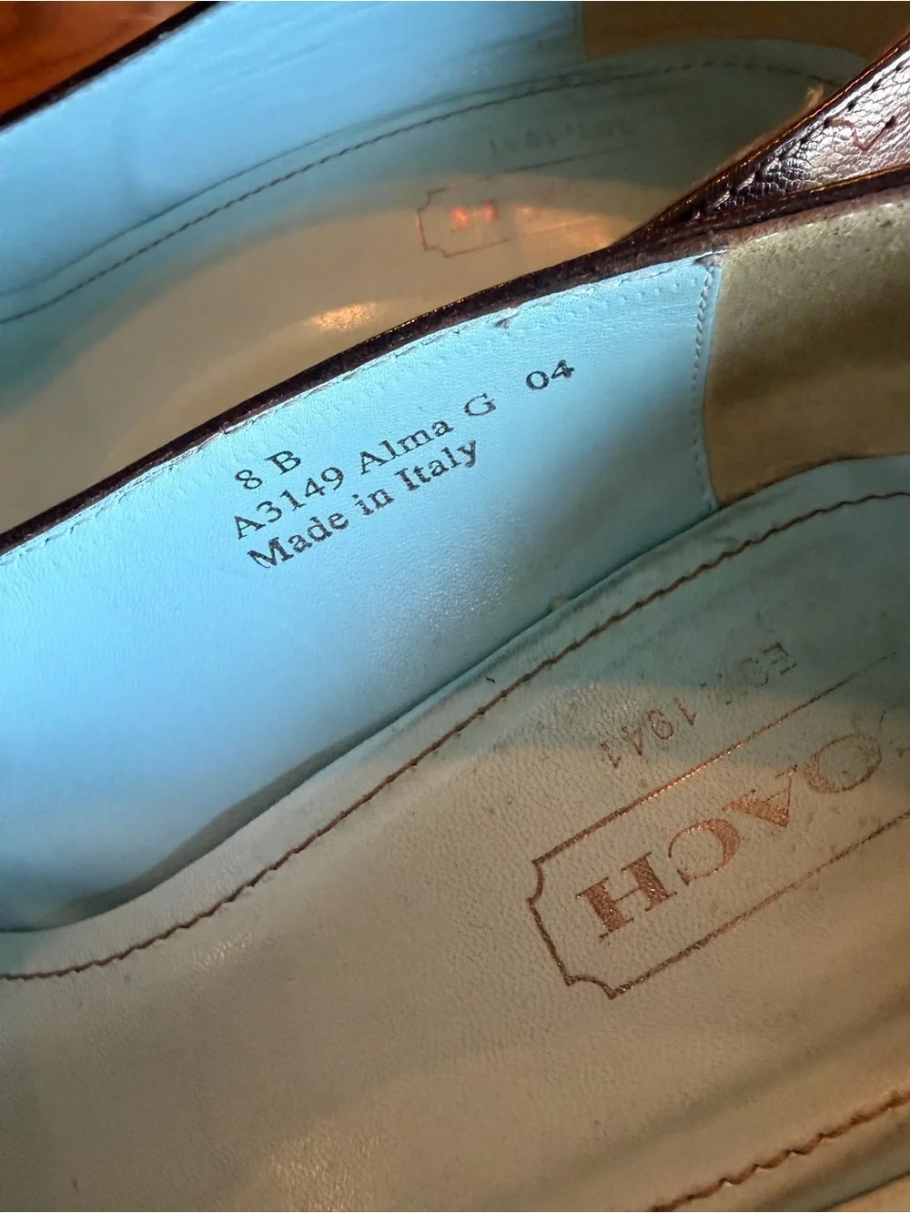 Vintage Coach Brown Tassel Leather Pumps - Women